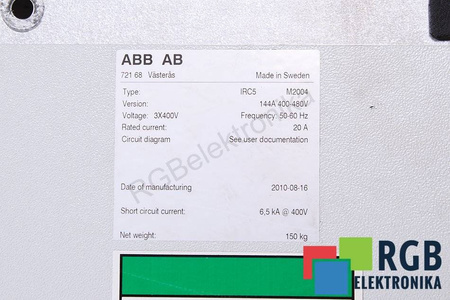 IRB6640-205 IRC5 M2004 ABB
