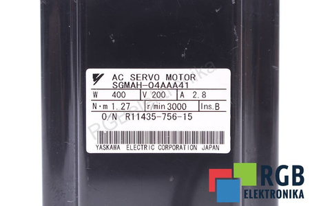 TYLNA OBSADA SILNIKA SGMAH-04AAA41 200V 2.8A 3000/MIN YASKAWA