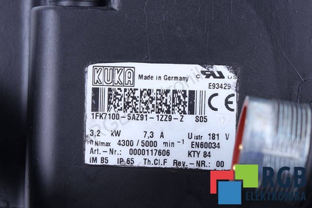 1FK7100-5AZ91-1ZZ9-Z SERVO MOTOR KUKA