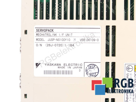 SGDH-02AE-R JUSP-NS100Y10 YASKAWA