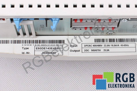E93DE143E4B531 E93DE143E4B531XX1B10 KPS-600/20-ESC IN 22.0A 18.0KVA OUT 25.0A KUKA