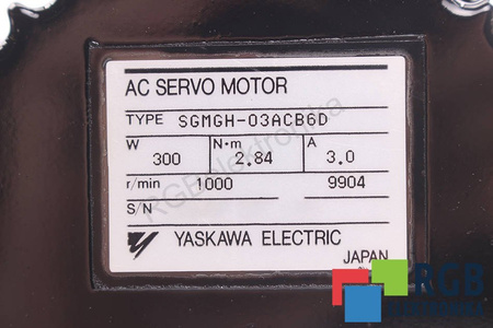 STOJAN SILNIKA SGMGH-03ACB6D 300W 3A 1000R/MIN YASKAWA