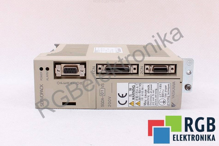 SGDA-01VS INPUT AC200-230V 50/60HZ 1 PHASE 2.5AMPS OUTPUT 0-230VMAX 100W 0.87AMPS SERVOPACK YASKAWA