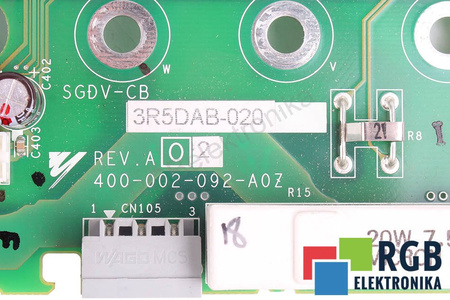 SGDV-CB3R5DAB-020 400-002-092-A0Z YASKAWA