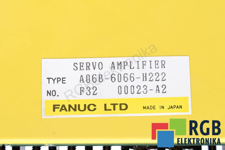 SERVO AMPLIFIER A06B-6066-H222 FANUC