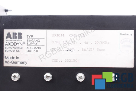 DKH0601 0-240V 6/15A ABB