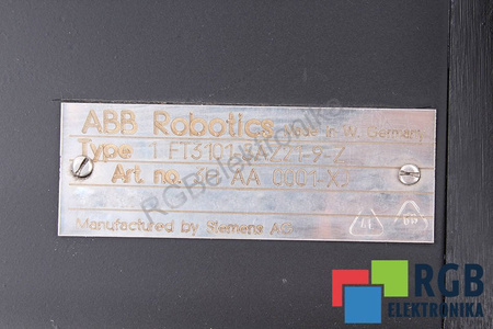 SERVOMOTOR 1FT3101-5AZ21-9-Z ART.NO. 3HAA0001-XJ ABB