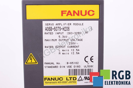 A06B-6079-H206 FANUC SERVO AMPLIFIER MODULE