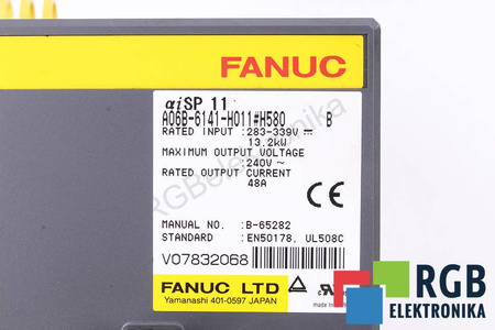 AISP11 A06B-6141-H011#H580 240VAC 48A FANUC