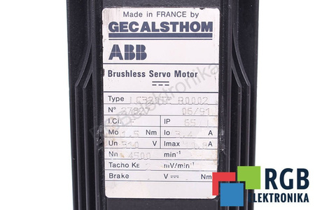 SERVOMOTOR LC320TER0002 310V 3.4A 4500MIN-1 ABB