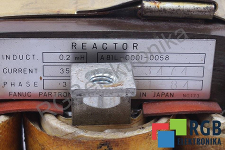 A81L-0001-0058 35A 3 PHASE REACTOR FANUC