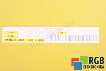 POWER MATE MODEL D A02B-0166-B531 FANUC