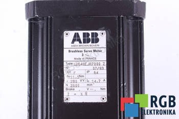 SERVOMOTOR LD640EJR7000Z Z=X2 280V 14.7A 2600MIN-1 ABB