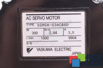 WIRNIK SILNIKA SGMGH-03ACB6D 300W 3A 1000R/MIN YASKAWA