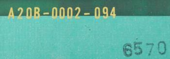A20B-0002-094 CONTROL BOARD FANUC